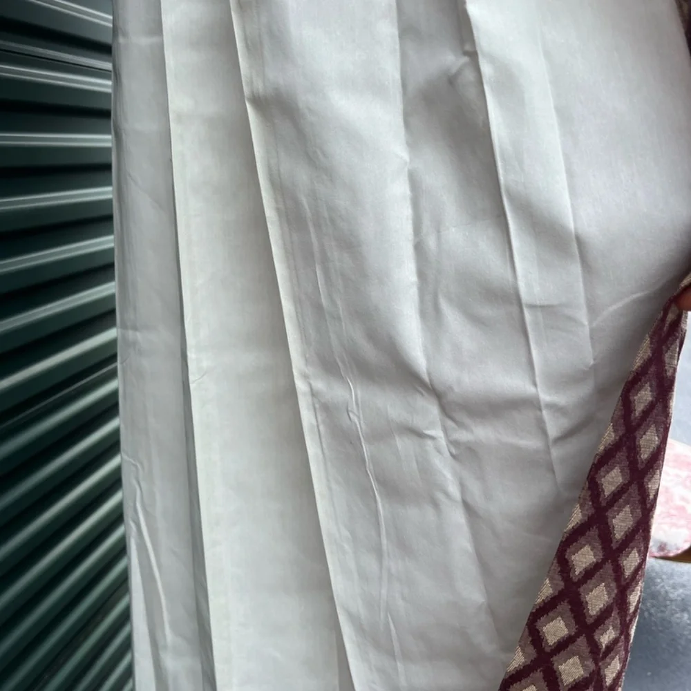 Set of 2 Custom Made Modern Curtain Drapes  High Double Ceiling Lined De…